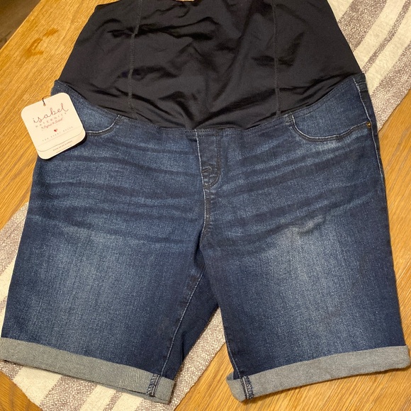 Isabel Maternity by Ingrid & Isabel Pants - Isabel Maternity NEW! Bermuda Shorts Size 14 Crossover Panel NWT